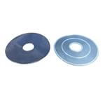 A107 - Stainless steel wear plate, silicone backing seal